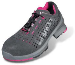 uvex 85617 uvex 1 ladies S1 SRC perforált női félcipő, szürke/pink, 10 széles 37