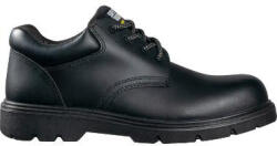 SAFETYJOG SJ X1110 S3 fekete bőr félcipő, kompozit kapli, SJ FLEX középtalp 44