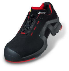 uvex 85163 uvex 1 x-tended support S3 SRC félcipő, fekete/piros, 12 széles 43