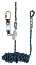 M-SAFE MJ 84-111 M-Safe Rope Grab zuhanásgátló energiaelnyelővel és kötéllel, 10 m