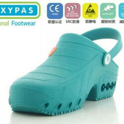 SAFETYJOG Oxypas OXYCLOG OB ESD zöld TPE autoklávozható klumpa 39/40