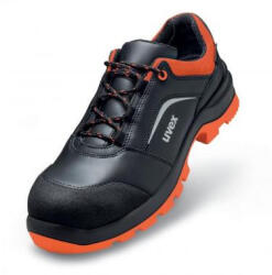 uvex 95061 uvex 2 xenova S3 SRC félcipő, 10 széles, fekete/narancs 43