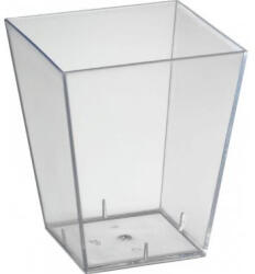 DUNI 173084 Amuse-bouche kínáló tálka, szögletes alakú, nagy, 150ml