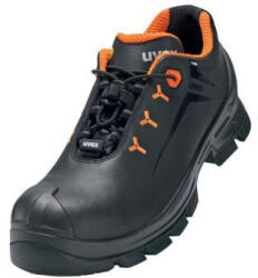 uvex 65222 uvex 2 VIBRAM S3 HI HRO SRC bőr félcipő, fekete/narancs, 11 széles 36