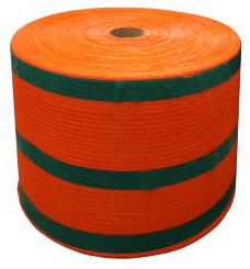Raschelzsák roll orange, 34x46cm, 3500db/tek