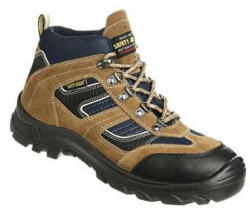 SAFETYJOG SJ X2000 S3 barna-kék bakancs, acél kapli, acél középtalp 41