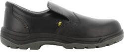 SAFETYJOG SJ X0600 S3 fekete bőr félcipő, acél kapli, acél talpközép 46