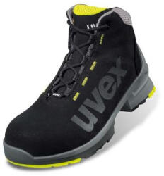 uvex 85457 uvex 1 S2 SRC fűzős bakancs, fekete/lime, 10 széles 45
