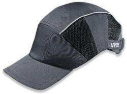 UVEX 9794300 u-cap premium beütődés elleni baseballsapka, hosszú silddel, szürke