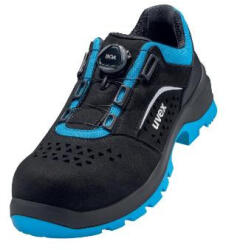 uvex 95582 uvex 2 BOA S1P félcipő fekete/kék 11 széles 40