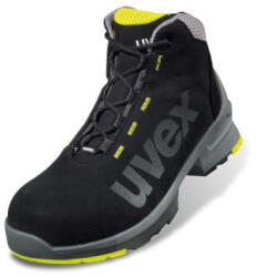 uvex 85459 uvex 1 S2 SRC fűzős bakancs, fekete/lime, 12 széles 41