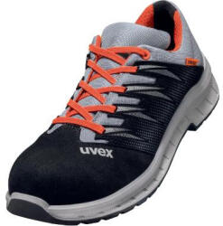 uvex 69098 uvex 2 S2 SRC Trend műbőr félcipő, fekete/szürke 44