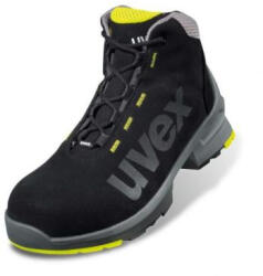 uvex 85458 uvex 1 S2 SRC fűzős bakancs, fekete/lime, 11 széles 50
