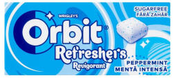 Orbit Refreshers Menta - Gum fără zahăr cu îndulcitor 15, 6 g