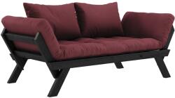 Karup Design Bordó piros kétüléses kanapé Karup Design Bebop 174 cm fekete szerkezettel (140102710)