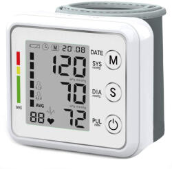 Pingyang Rongrong Handicraft Factory Elektronikus csuklós vérnyomásmérő, LCD kijelzővel, tokban (00139)