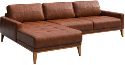 MESONICA Konyakbőr sarokkanapé MESONICA Musso Tufted, bal, 248 cm (MESONICA-MUSSO-24B-4L)