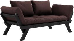 Karup Design Sötétbarna kétüléses kanapé Karup Design Bebop 174 cm fekete szerkezettel (140102715)