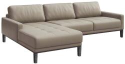 MESONICA Szürke bőr sarokkanapé MESONICA Musso Tufted, bal, 248 cm (MESONICA-MUSSO-117B-4L)