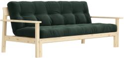 Karup Design Sötétzöld kordbársony háromüléses kanapé Karup Design Kihúzás 218 cm (134101512)