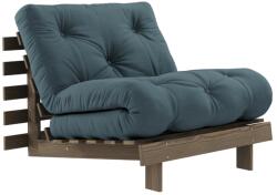 Karup Design Benzinkék kanapé Karup Design Gyökerek barna kerettel (123106757090)