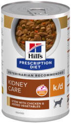 Hill's Hill's Prescription Diet kutya konzerv vesekímélő k/d csirke 12x354g