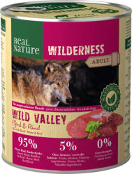 REAL NATURE Wilderness kutya konzerv adult ló&marha 6x800g