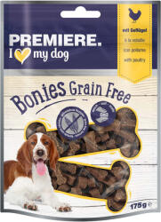 PREMIERE Bonies Grain Free kutya jutalomfalat szárnyas 175g