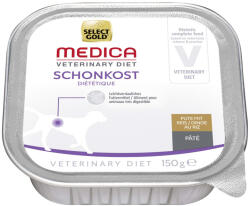 SELECT GOLD Medica kímélő diétás kutya tálka pulyka&rizs 10x150g