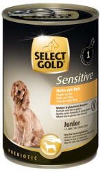 SELECT GOLD Sensitive kutya konzerv junior csirke&rizs 6x400g
