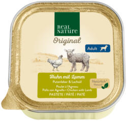REAL NATURE Classic kutya tálka adult csirke&bárány&pulykamáj 17x100g