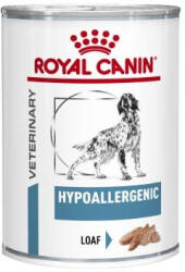 Royal Canin Veterinary Hypoallergenic hipoallergén kutya konzerv 12x400g