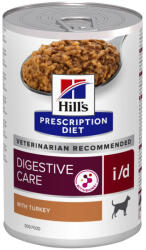 Hill's HILLS Prescription Diet kutya konzerv emésztőrendszeri problémákra i/d pulyka 12x360g