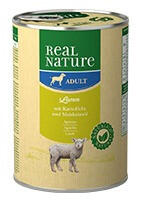 REAL NATURE Classic kutya konzerv adult bárány&burgonya 6x400g