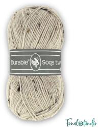 DURABLE Soqs Tweed 344 Samba Spins - drapp gyapjú zoknifonal