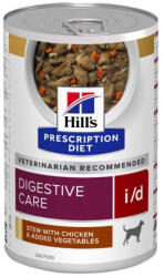 Hill's HILLS Prescription Diet kutya konzerv emésztőrendszeri problémákra i/d csirke 12x354g