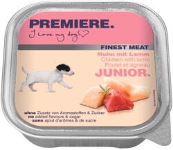 PREMIERE Finest Meat kutya tálka junior csirke&bárány 10x150g
