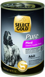 SELECT GOLD Pure kutya konzerv adult lóhús 6x400g