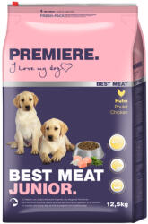 PREMIERE Best Meat száraz kutyaeledel junior csirke 12, 5kg