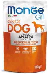 Monge Grill kutya tasak adult senior kacsa 24x100g