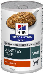 Hill's Hill's Prescription Diet kutya konzerv diabétesz w/d csirke 12x370g