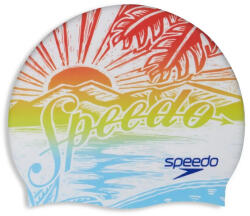 Speedo slogan print cap volcanic orange sunset albastru/portocaliu