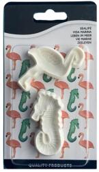  Műanyag fondant kiszúró, Vizicsikó és Flamingó
