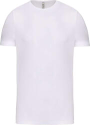 Kariban Férfi rövid ujjú környakas sztreccs póló, Kariban KA3012, White-3XL (ka3012wh-3xl)