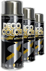 Deco Color chrome effect kóm hatású ezüst spray 400ml (D12240)
