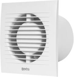 E-EXTRA Elszívó ventilátor EE100HT, fehér, időzítő/páraérzékelő, NA100mm, 100m3/h, négyzet alakú (EE100HT)