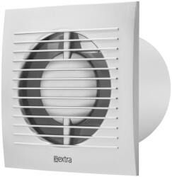 E-EXTRA Elszívó ventilátor EE100TS, ezüst, időzítő, NA100mm, 100m3/h, négyzet alakú (EE100TS)