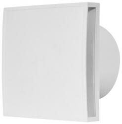  E-EXTRA Elszívó ventilátor EET100, fehér, FEDÉLLEL, NA100mm, 100m3/h, négyzet alakú (EET100)