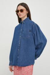 Pepe Jeans farmering női, galléros, regular - kék L