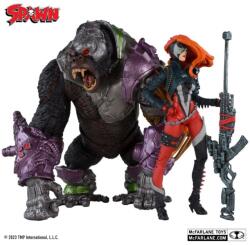 McFarlane Toys Spawn Action Figures Pack of 2 She Spawn & Cygor (Gold Label) 18 cm (MCF90201) Figurina